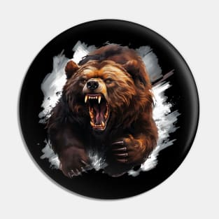 brown bear Pin