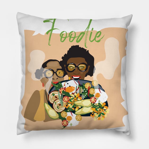 Foodie Pillow by phathudesigns 