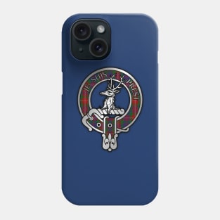 Clan Fraser Crest & Tartan Phone Case