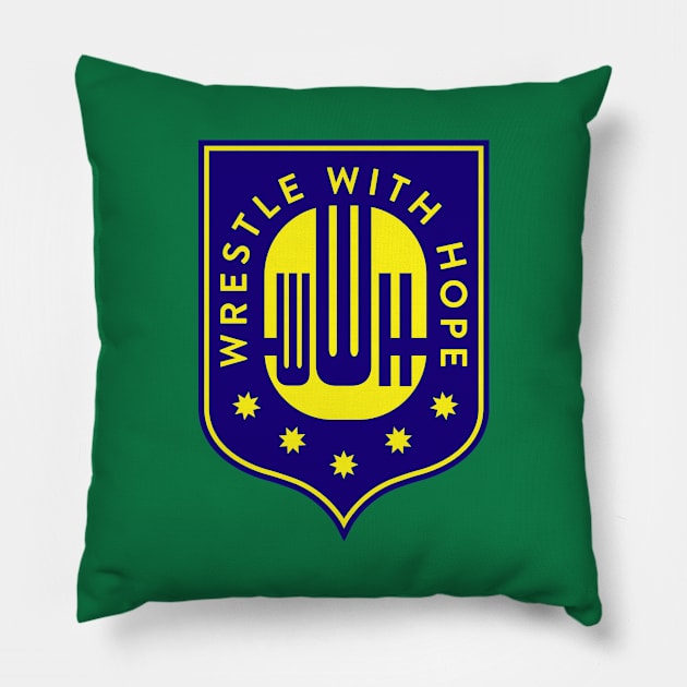 WWH Old School Pillow by WrestleWithHope
