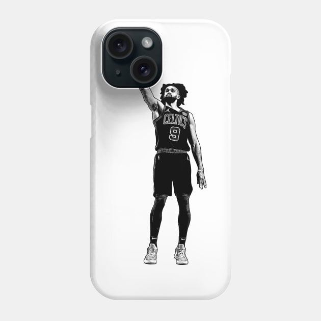 Derrick White Buzzer Beater Phone Case by Puaststrol