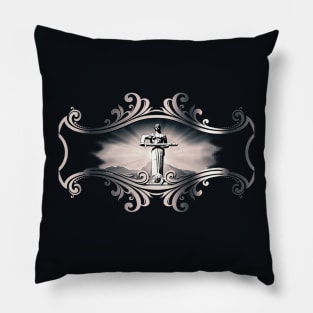 Mother Armenia monument Pillow