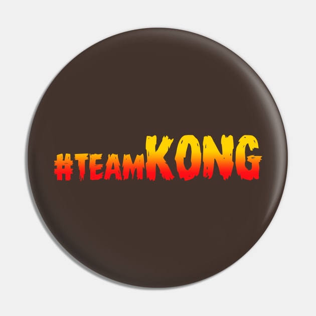 #teamKONG for the Godzilla vs. Kong movie Pin by MonkeyKing