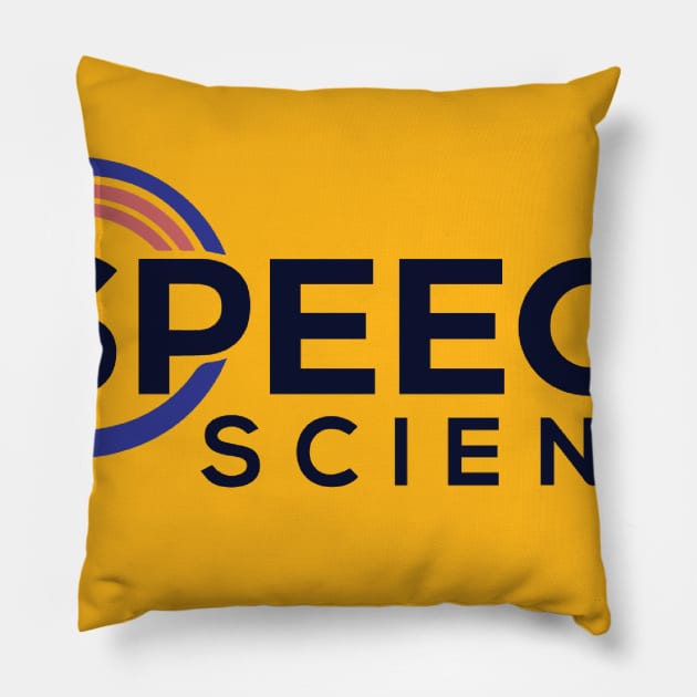 Original Speech Science Logo Pillow by MWH Productions