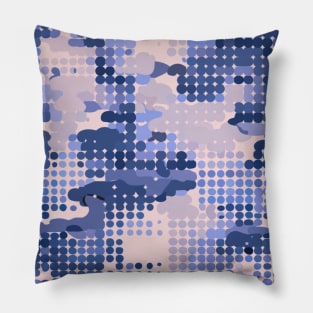 HieroThyme Greenleaf Purple camouflage G0001-b Pillow