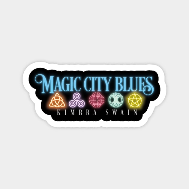 Magic City Blues Back Print Magnet by KimbraSwain
