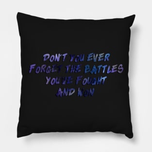 West Wing - Battles You've Fought Pillow