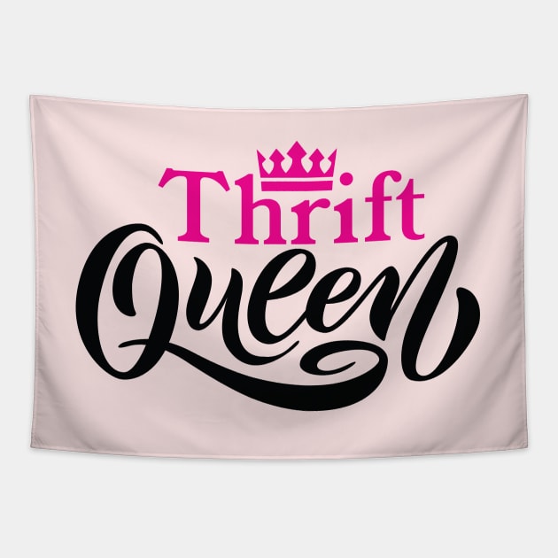 Thrift Queen Tapestry by Crisp Decisions