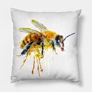 Watercolor Bee Pillow