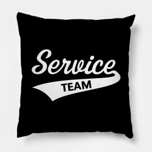 Service Team (Workwear / White) Pillow