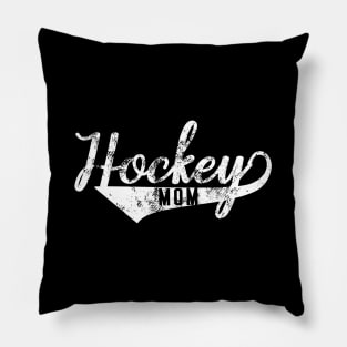 Hockey Mom Distressed Pillow