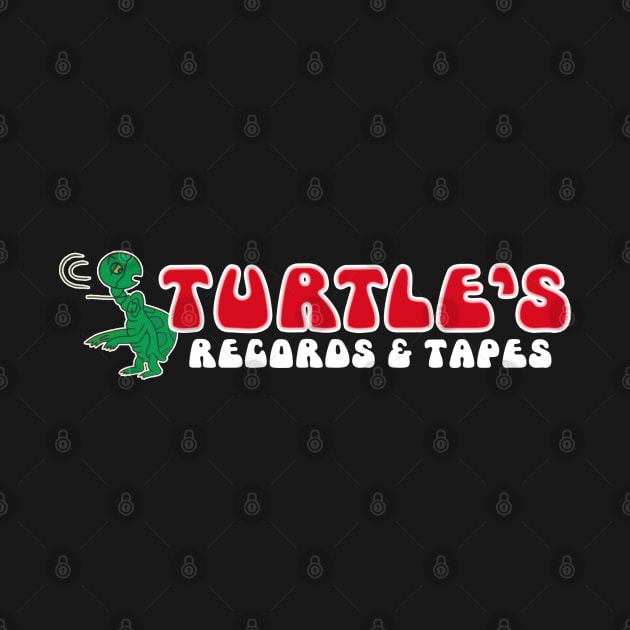 Turtle's Records & Tapes (White Text) by RetroZest