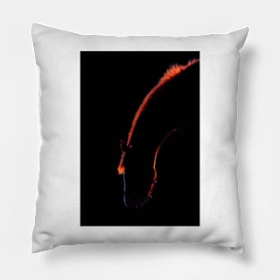 Sunset Horse Pillow