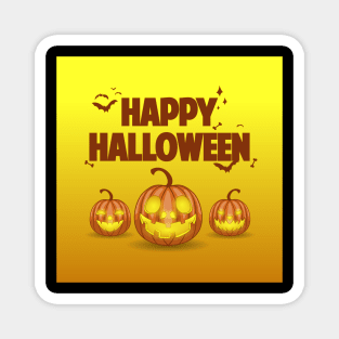 Happy Halloween Design Magnet