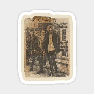 The Clash Photo Vintage 1976 // Original Fan Design Artwork Magnet