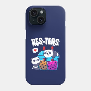 Bes-Teas Cute Kawaii Bubble Tea Panda Besties Phone Case