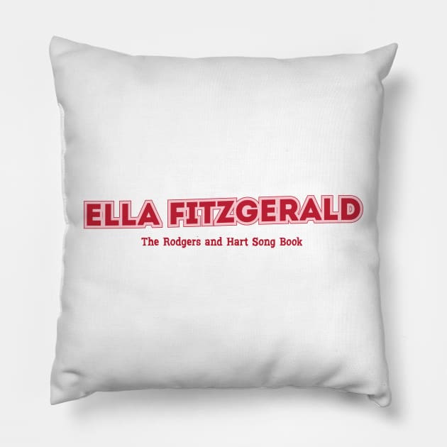 Ella Fitzgerald Pillow by PowelCastStudio