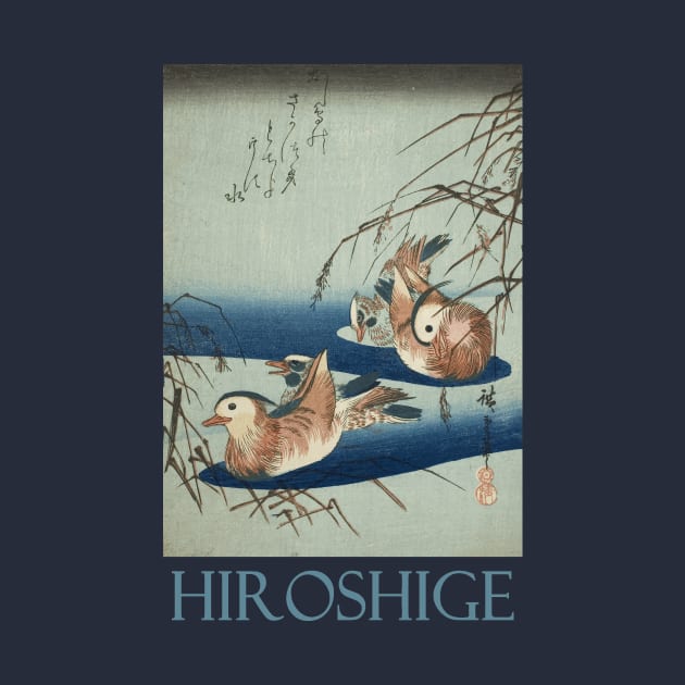 Mandarin Ducks by Utagawa Hiroshige by Naves