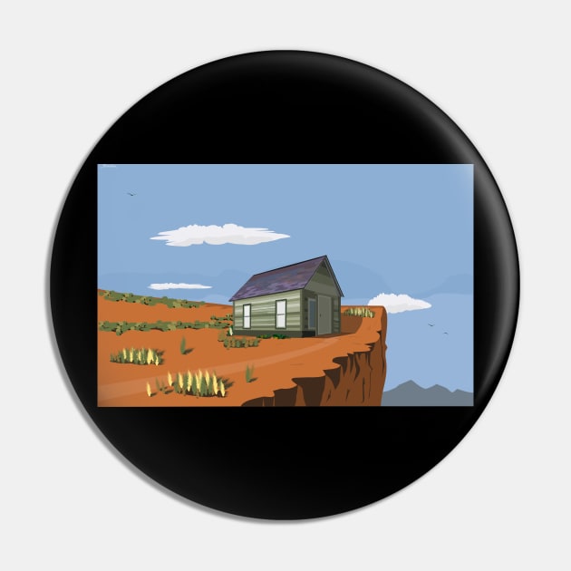 A house on the cliff Pin by mypointink