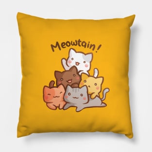 Meowtain Pillow