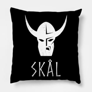 Norse Beer Mead Drinking T shirt  Skal Cheers Pillow