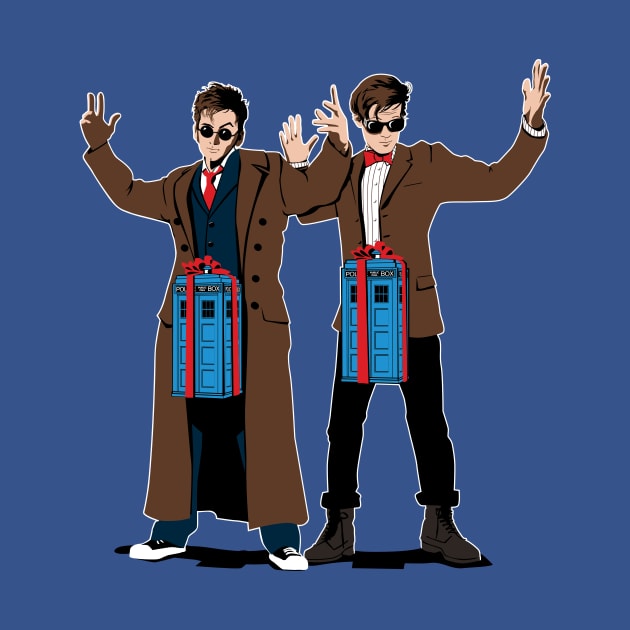 Doc In A Box: Tardis Lovers by crocktees