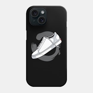 True White Skate Sneaker Phone Case