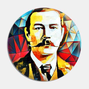 Arthur Conan Doyle Abstract Portrait | Arthur Conan Doyle Artwork 15 Pin