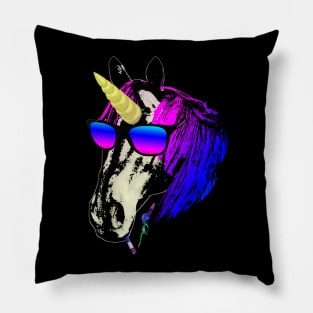 Emo Unicorn Pillow