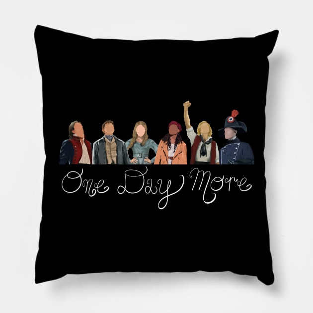 One Day More - Les Mis Pillow by m&a designs