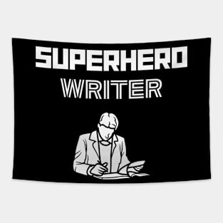 Superhero Writer Tapestry