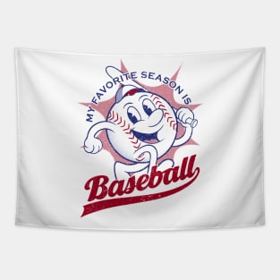 My Favorite Season Is Baseball Tapestry