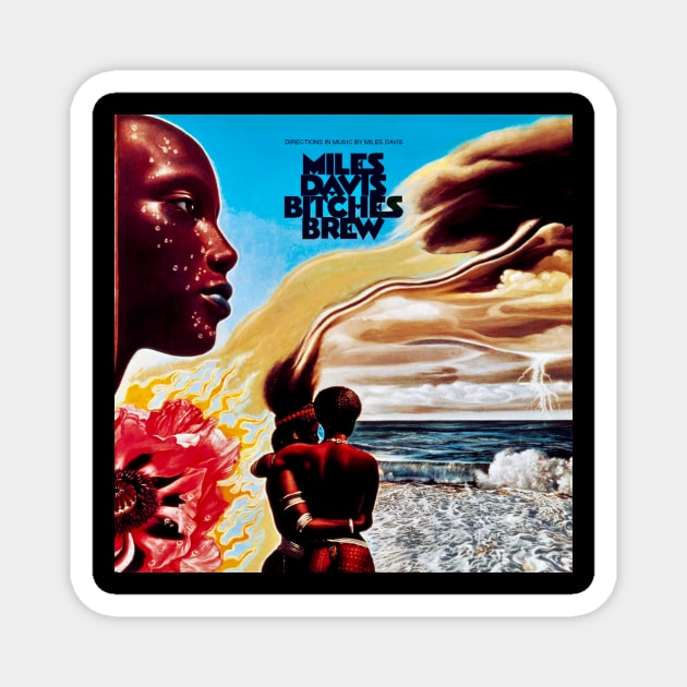 MILES DAVIS - BITCHES BREW Magnet by The Jung Ones