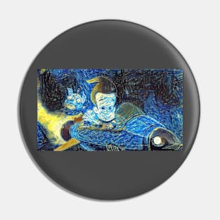 Jimmy Neutron and Goodard Starry Night Pin