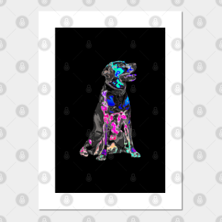 Abstract Dog Posters And Art Prints Teepublic