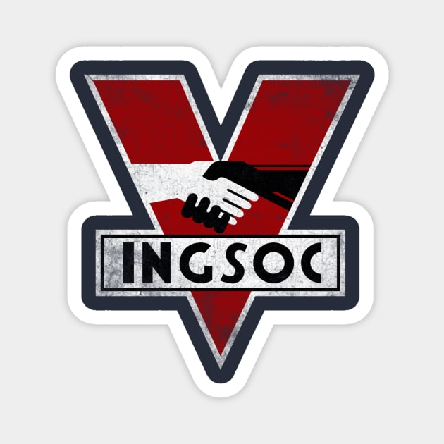 INGSOC Logo Retro Magnet by Danny's Retro Store