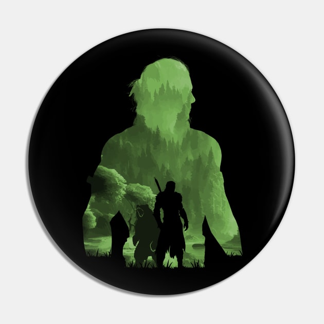 Baldurs Gate 3 - Halsin *Negative Illusion* Pin by MyRetroArt