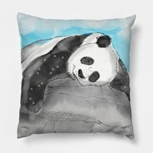 Happy Dreaming Panda Pillow