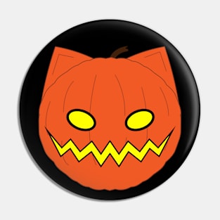 Cat's Pumpkin Pin