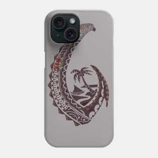 Samoan Viilage Tribal Hook Phone Case