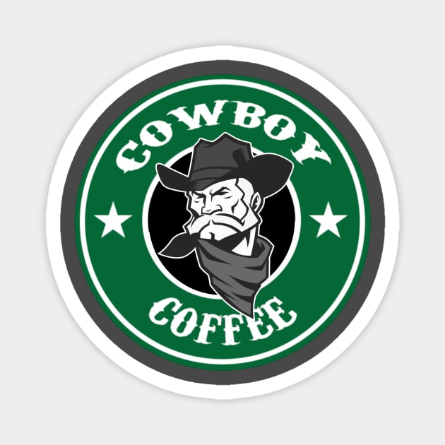 Cowboy Coffee Magnet by LiveFullTime