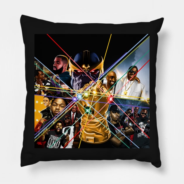 HIP HOP INFINITY Pillow by MIAMIKAOS