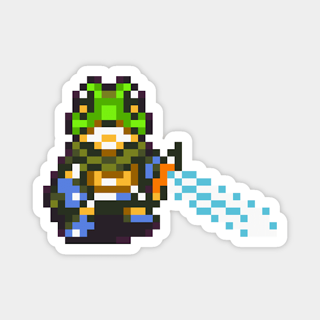 Fighting Frog Sprite Magnet by SpriteGuy95