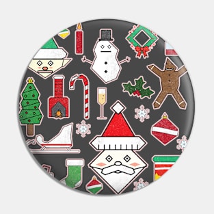 8ts Vintage Christmas Flash Sheet Pin