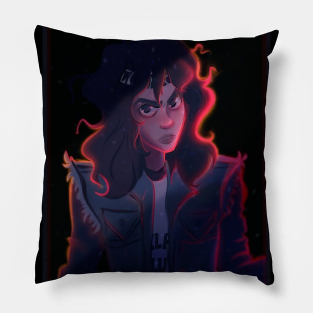 The Hooded Cultists Chant, Hail Lord Vecna Pillow by Niniel_Illustrator