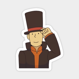 Professor Layton's Hat Magnet