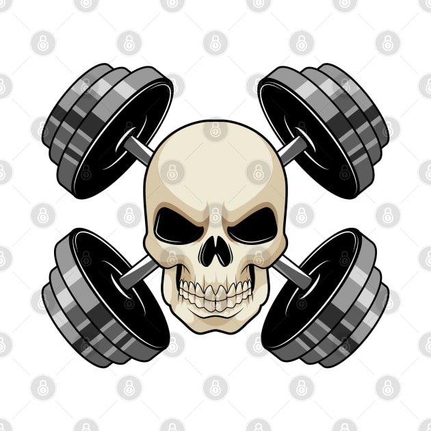 Skull Strength training Dumbbells by Markus Schnabel