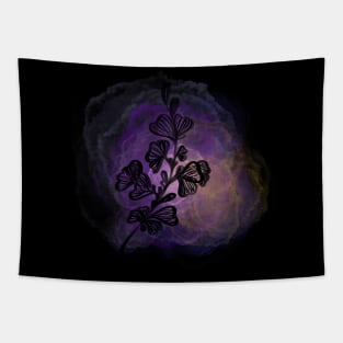 space watercolor Tapestry