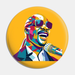 Stevie Wonder WPAP Limit Color Pin