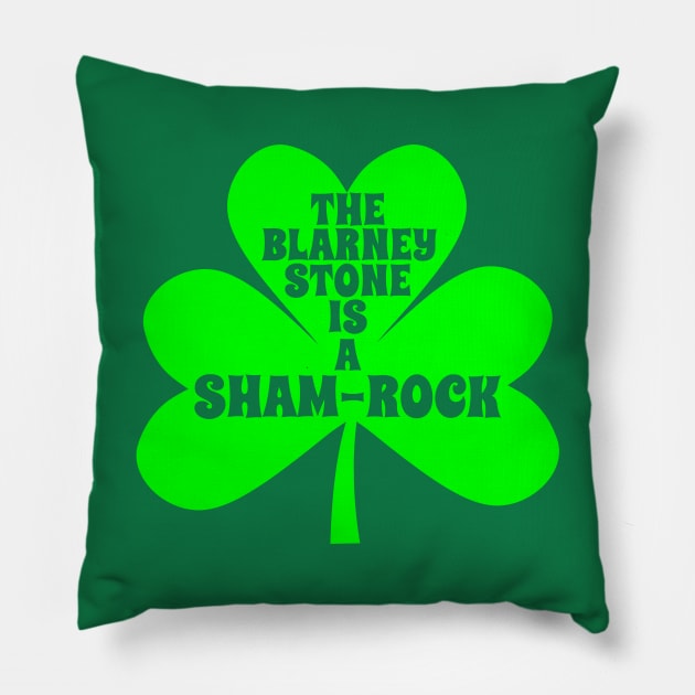 Funny St Patricks Day Irish Pillow by POD Creations